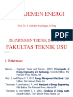 Manajemen Energi: Departemen Teknik Industri