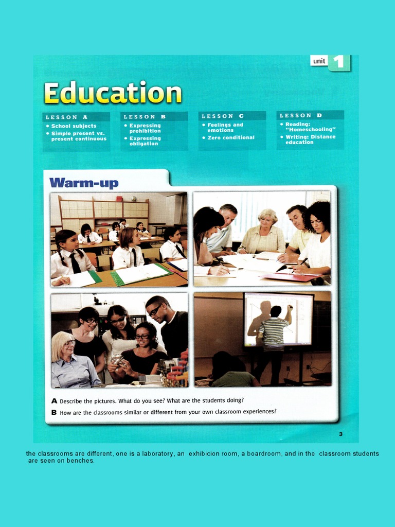 Classroom Types and Student Activities | PDF