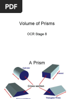 Volume of Prisms