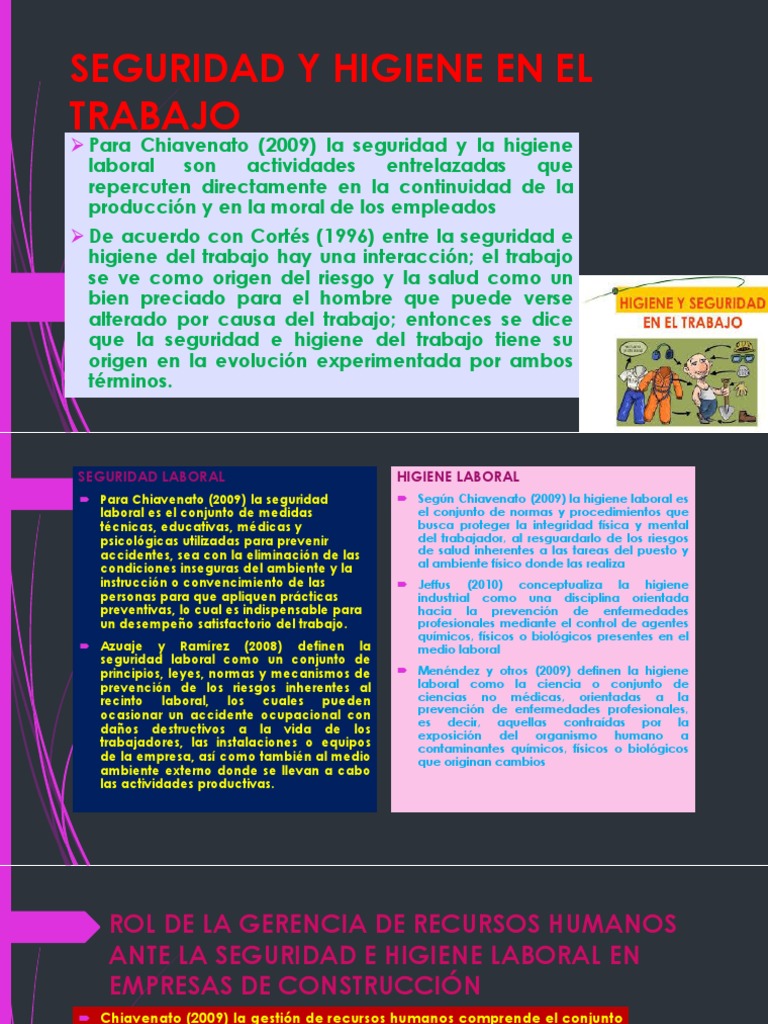 Seguridad e Higiene Laboral Esencial | PDF | Gestión de recursos ...
