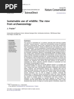 FRAZIER, 2007. Sustainable use of wildlife. The view from archaeozoology