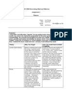 SOSC1960 Discovering Mind and Behavior Assignment 1 Memory