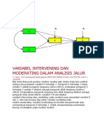 Variabel Intervening Dan Moderating Dalam Analisis Jalur