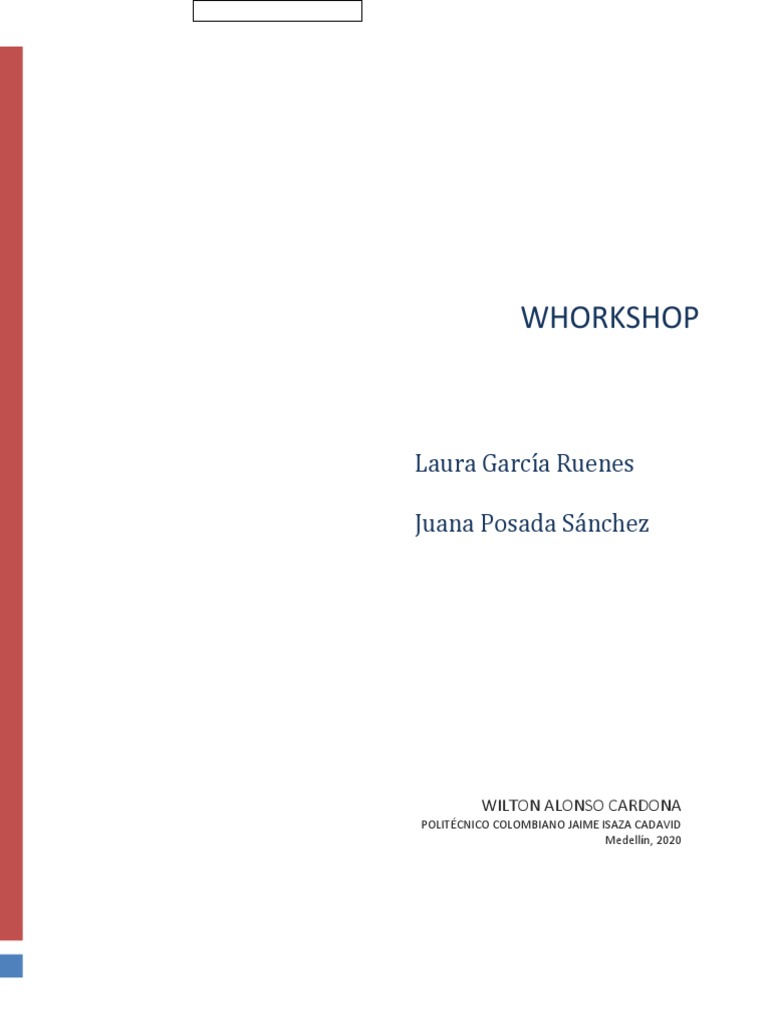 Workshop 1 Poli Level 1 | PDF