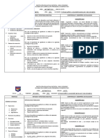 Planificación curricular de matemáticas grado sexto institución Carlos Federici