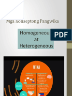 Homogeneous at Heterogeneous