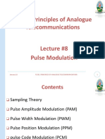 TE331 Lecture 8 Pulse Modulation
