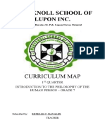 Maryknoll School of Lupon Inc.: Curriculum Map