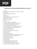 Electronics & Communication Seminar Topic List: Control of DC Motor Distributed Control System Hydrogen Fuel Cell