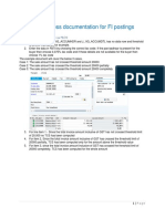 TCS Process Documentation For FI Postings: Posting Customer Invoice Via FB70