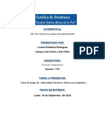 Linea de Tiempo Antecedentes Historicos de Los Procesos Terapeuticos