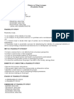 Filipino Sa Piling Larangan (Feasibility Study)