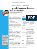 Systemic Infl Ammatory Response Syndrome & Sepsis: Part 1: Recognition & Diagnosis