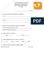 Diagnóstico Cuarto Grado PDF