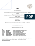 Synthèse Et Structure Électronique de Phases MAX Et MXènes PDF