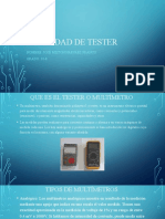 Actividad de tester