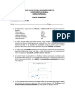 Química Inorgánica I: Primer Examen Parcial