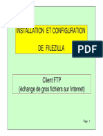 Installation Configuration Filezilla