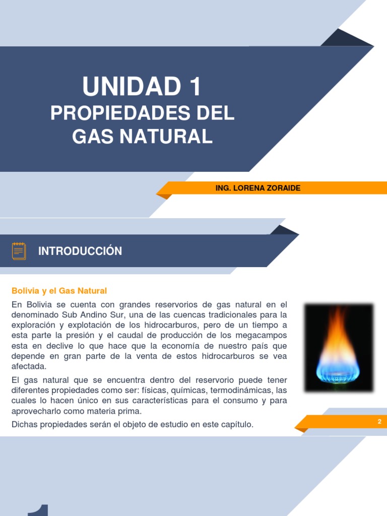 Propiedades del Gas Natural en Bolivia | PDF | Gases | Roca (geología)