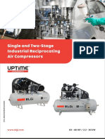 Single and Two-Stage Industrial Reciprocating Air Compressors