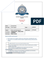 Music Assessment Task