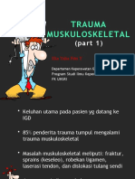 Materi 14. TRAUMA MUSKULOSKELETAL