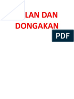 Pelan Dan Dongakan