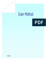 Euler ODE-1 PDF