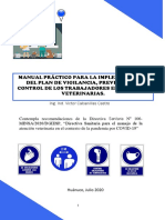 MANUAL COVID 19  VETERINARIOS JULIO 2020