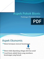 Aspek Pokok Bisnis