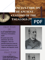 The Ancient Customs of the Tagalogs