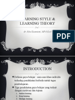 Learning Style & Learning Theory