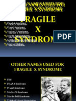 Other Names Used For Fragile X Syndrome Other Names Used For Fragile X Syndrome