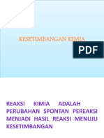 Kesetimbangan Kimia (Pertemuan 6)