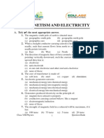 Magnetism and Electricity QB PDF