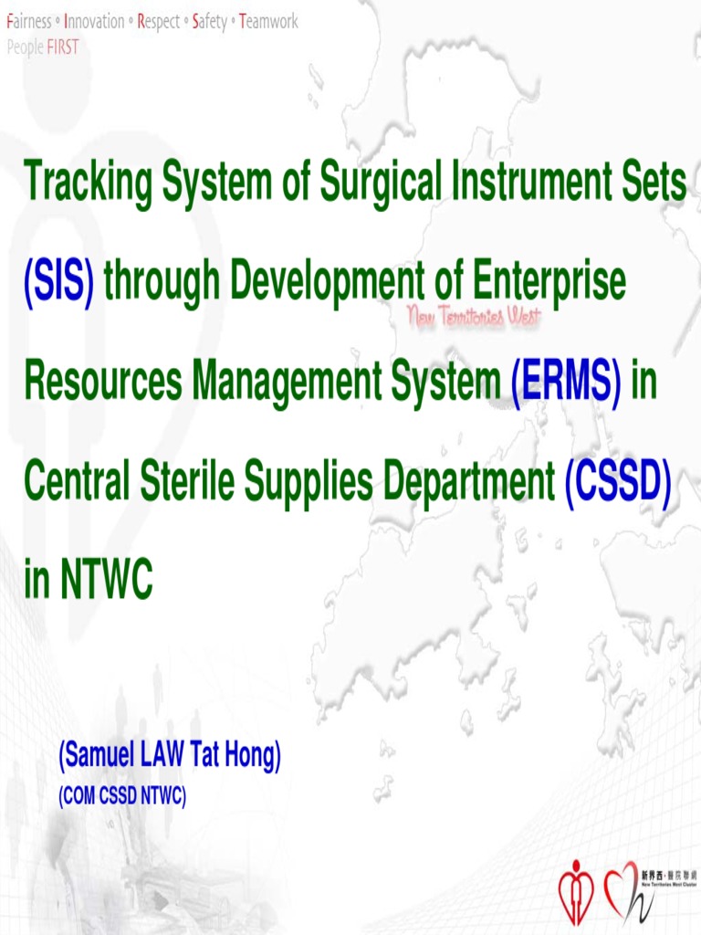 CSSD Surgical Instrument Tracking System | PDF | Medicine | Health Care