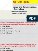 Ict Pyq June 2012 - July 2018