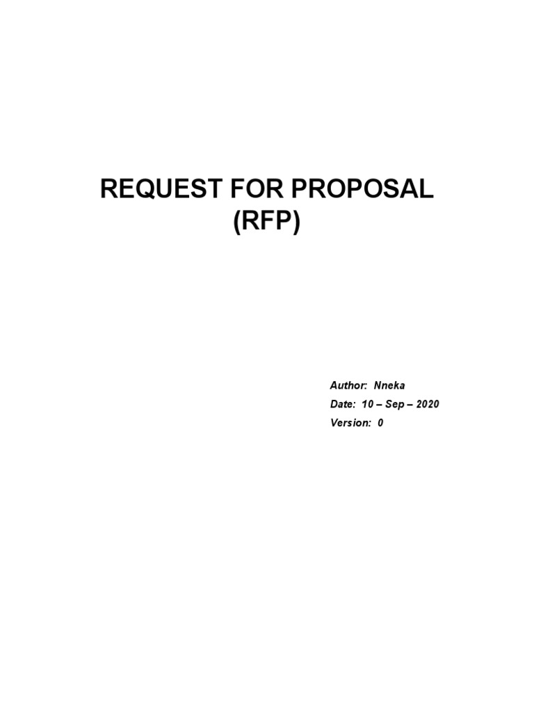 Car Rental Management RFP | PDF | Request For Proposal | Addendum