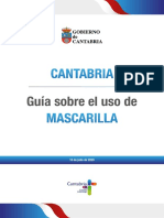 CANTABRIA - Guía Sobre El Uso de Mascarilla