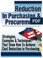 Report Cost Reduction in Purchasing PDF