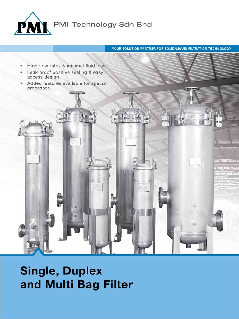 Pmi Malaysia Bag Filters Brochure Pdf Pdf