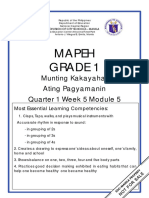 MAPEH 1 - Q1 - W5 - Mod5