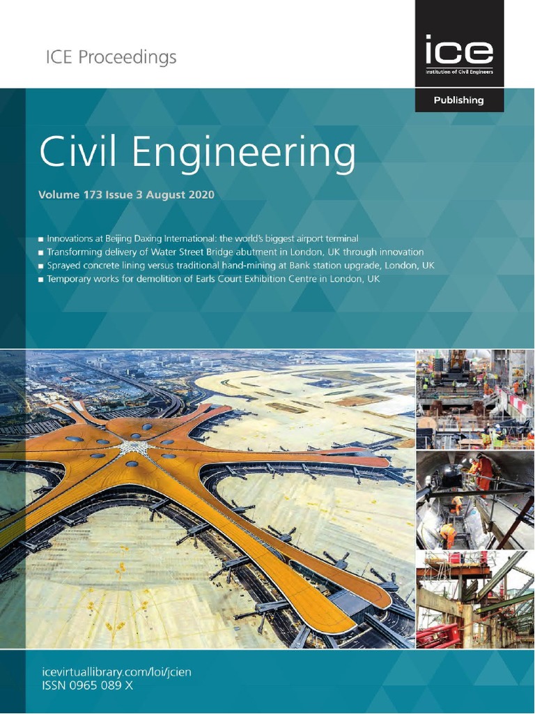 ICE Civil Engineering August 2020 | PDF