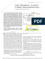 MEMS Capacitive Microphones: Acoustical, Electrical, and Hidden Thermal-Related Issues