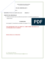 Guia de Aprendizaje Arte 4 Grado Semana 5