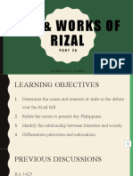 Life & Works of Rizal: Part 2A
