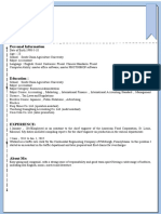 Simple Creative Resume With One Page-WPS Office