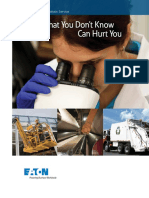 What You Don't Know Can Hurt You: Hydraulic Fluid Analysis Service