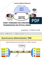 Synchronous Optical Network: Sonet Standard For Synchronous Data Transmission On Optical Media