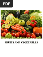 Fruits & Vegetables